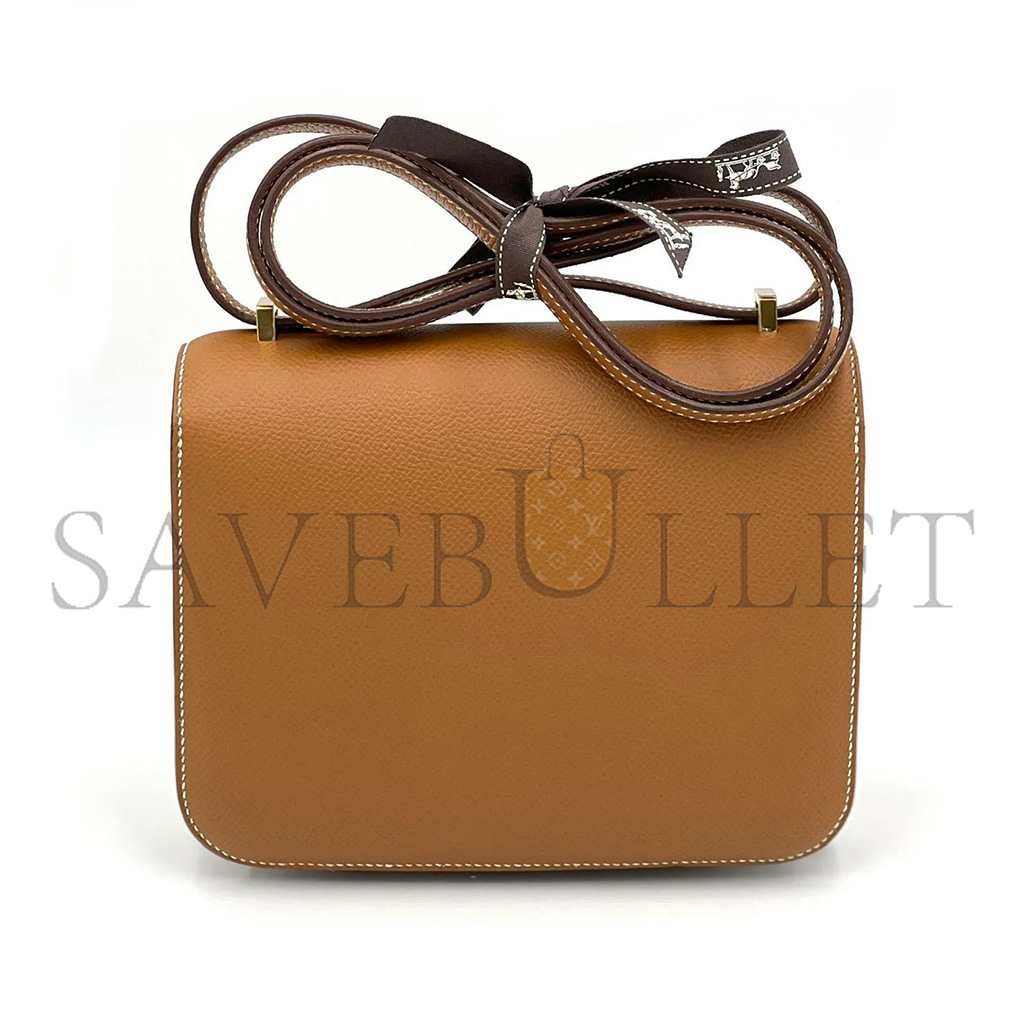 HERMÈS  MASTER CONSTANCE MINI 18 GOLD EPSOM H061677CC37(19*15*4cm)